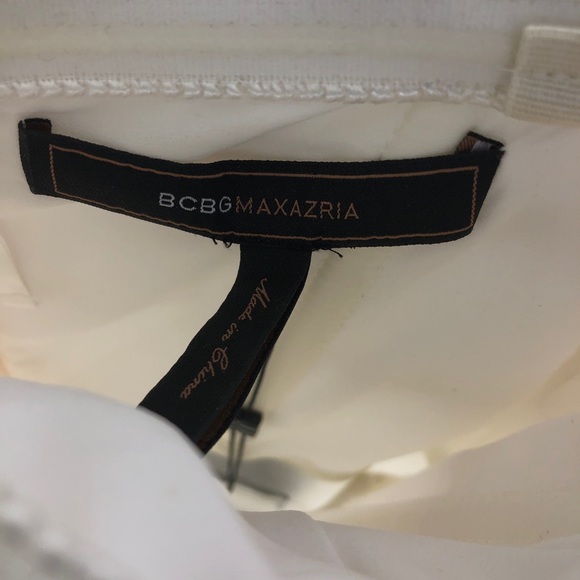 BCBG Ivory White Floral Gown - Picture 5 of 5